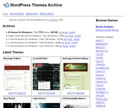 WordPress Themes Archive